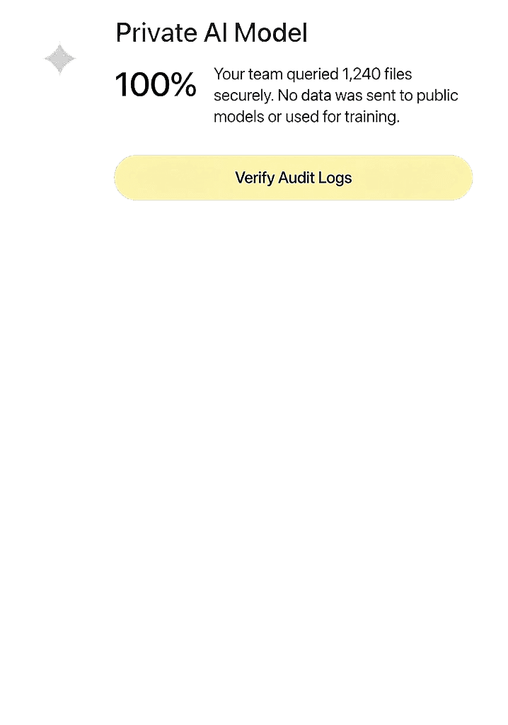 The AI That Keeps Client Secrets